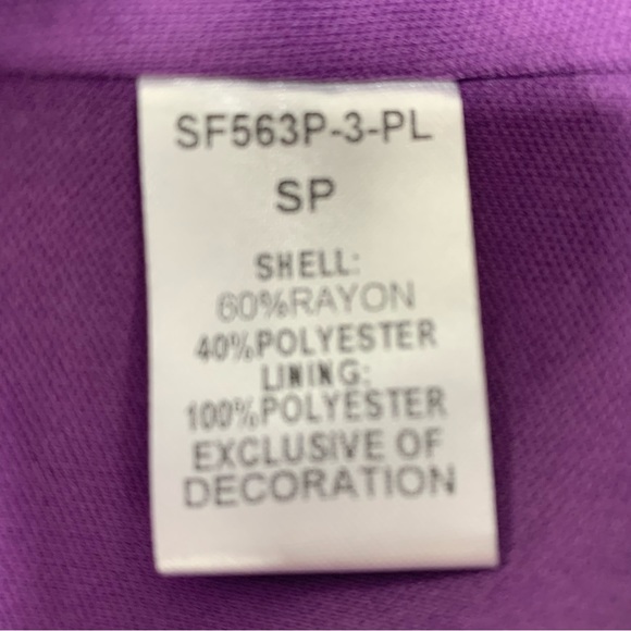 THML Womens Sleeveless Purple with Gold Embroidery Swing Midi Dress Size Small - Picture 5 of 6